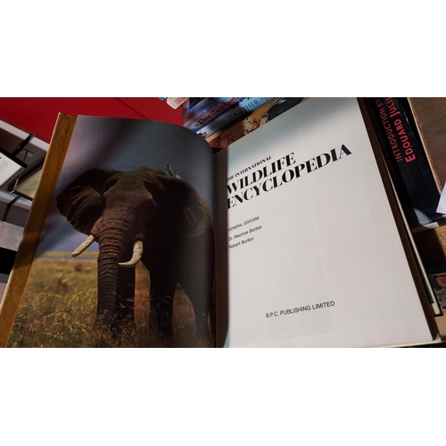 1 - 20 Volumes Of The International Wildlife Encyclopaedia Plus A Monty Python Book