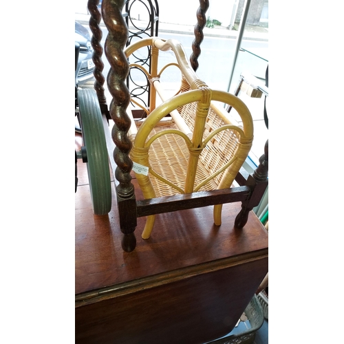 53 - Wicker Magazine Rack