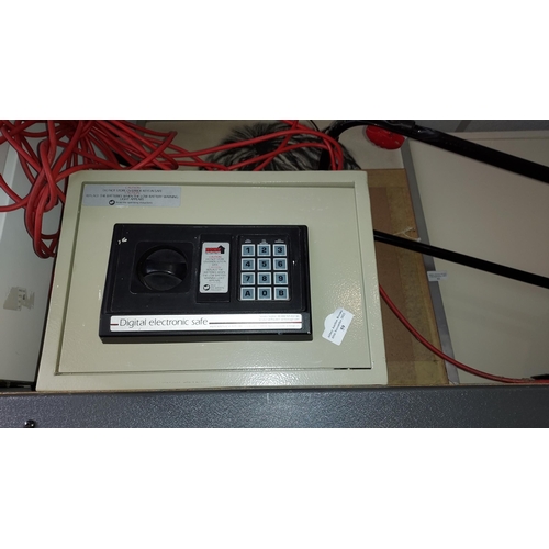 59 - Small Digital Electronic Safe, Combination Known