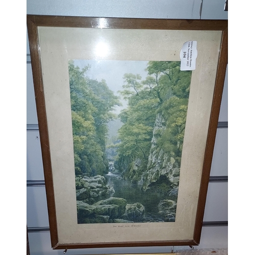 104 - Small Framed Print Of 