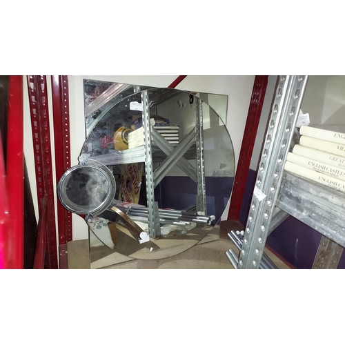 223 - Triple Vanity Mirror, Slight Damage To Edge