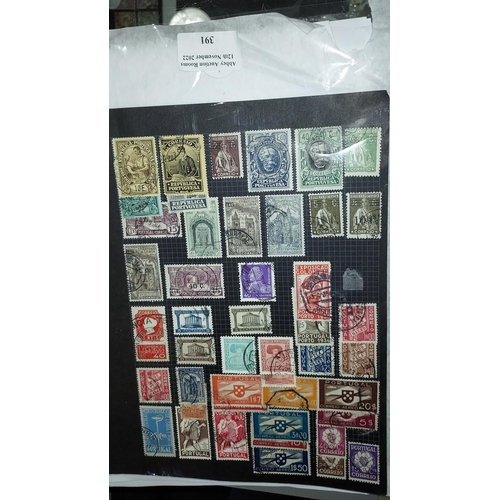 391 - Page Of Portugal Stamps