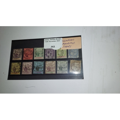 393 - Victorian Mauritius Stamps