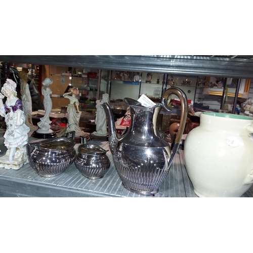 446 - Heavy Silver Plate Coffee Set