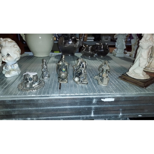 480 - 5 Pewter Myth & Magic Figures