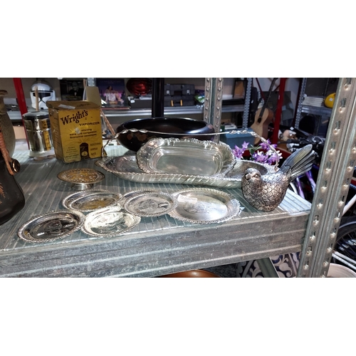 508 - Selection Of Silver Plated Items