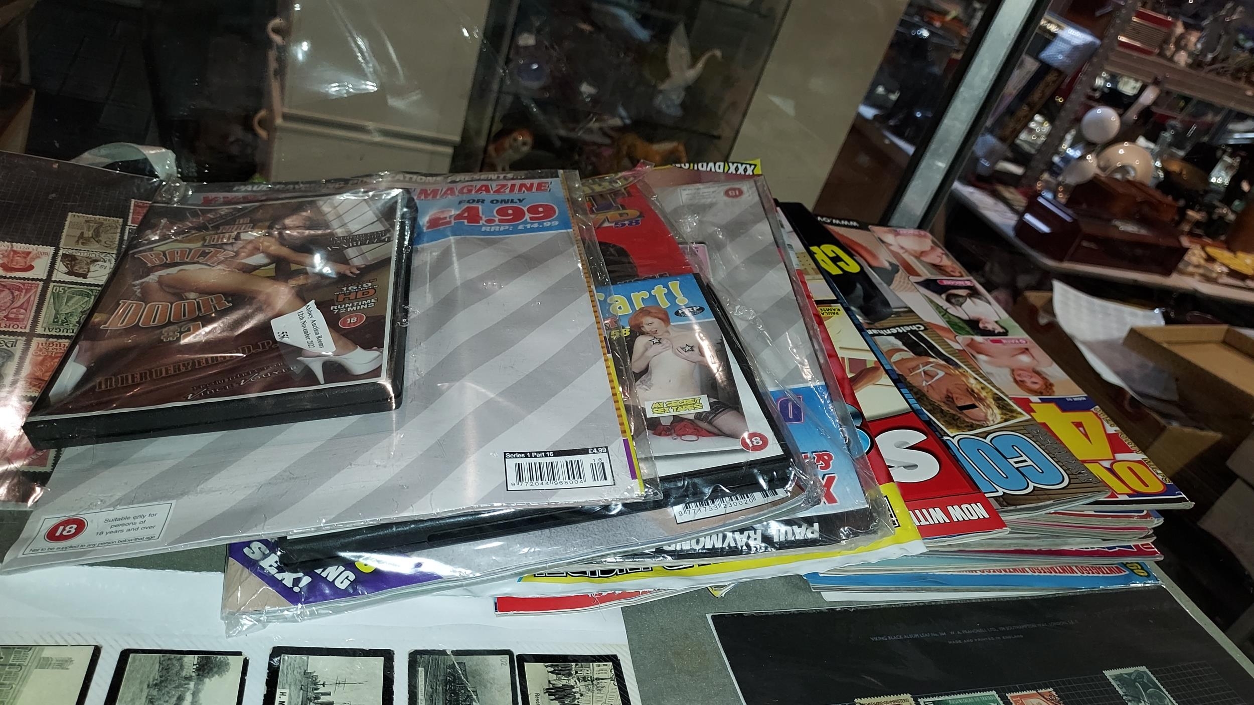 Selection Of Naughty Adult Magazines