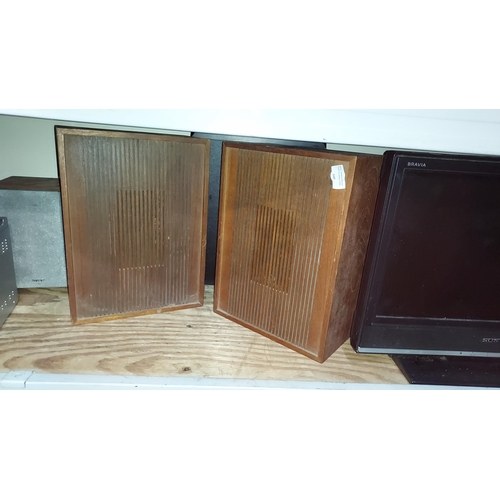 653 - 2 Mid Century Speakers