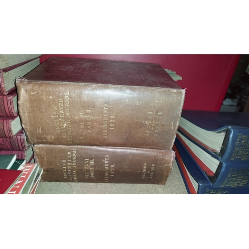 13 - 2 English Illustrated Official Journals. Volume 50 Part 1 1929 And Volume 46 Part 3 1925