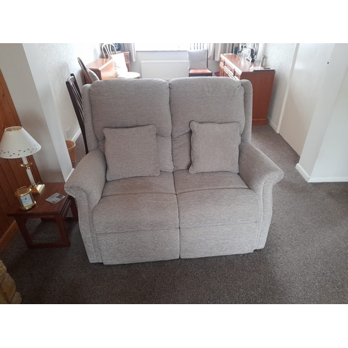 33a - 2 Beige 2 Seater Sofa's