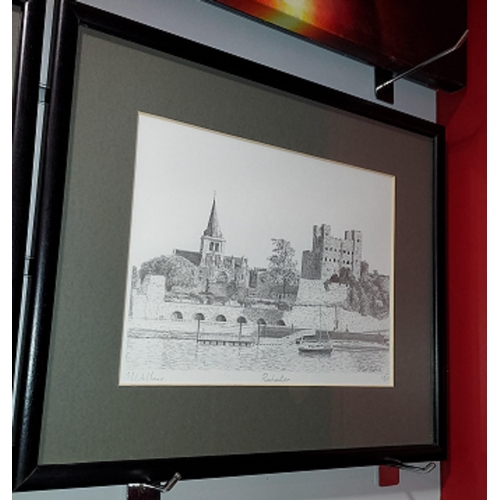 115 - 2 Limited Edition Prints Of Rochester, Kent By Nigel Wallace