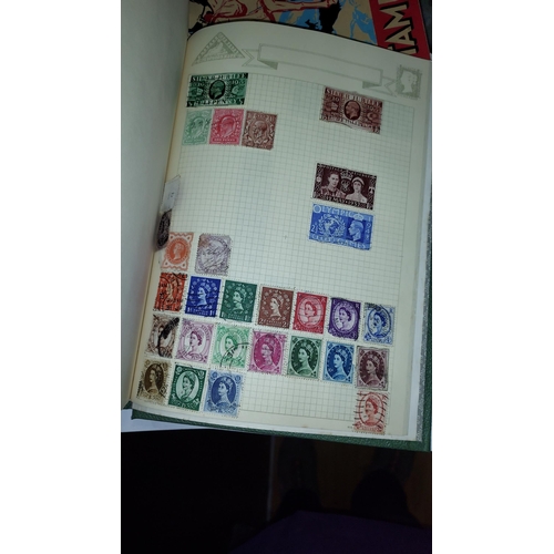 382 - 3 Stamp Books With Quantity Of Stamps Inside.