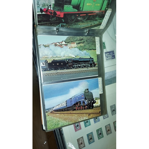 541 - Album Of Transport Related Postcards