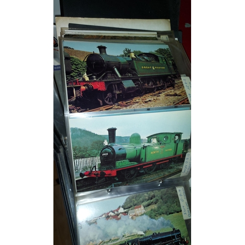 541 - Album Of Transport Related Postcards