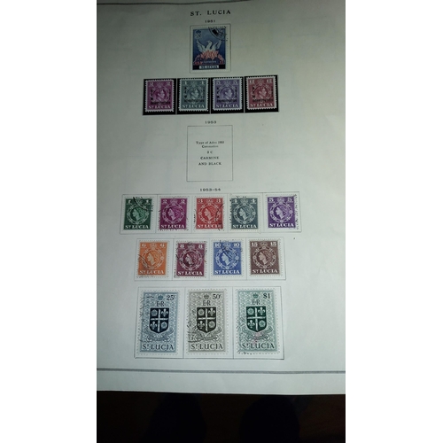 560 - St Lucia, 2 Sided Stamp Page