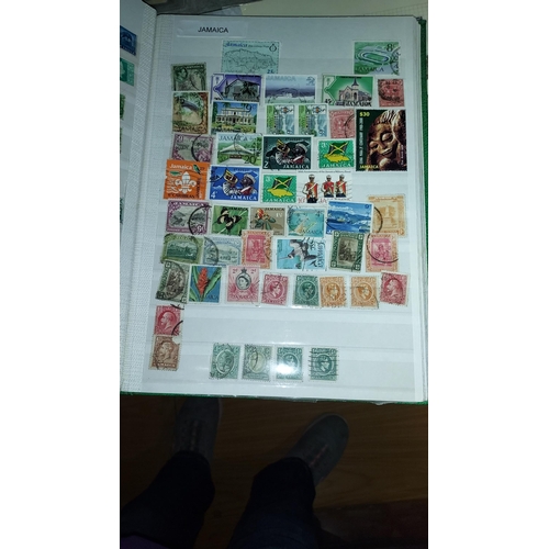 561 - Green Album With 100s Stamps