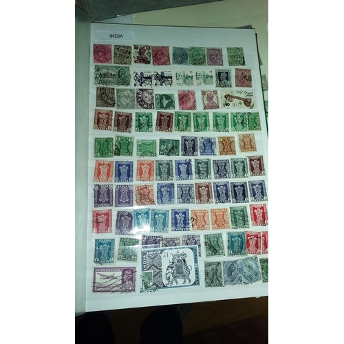 561 - Green Album With 100s Stamps