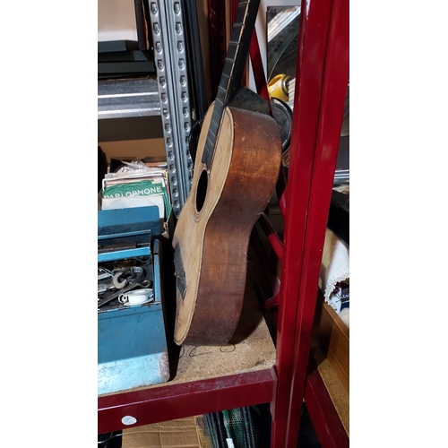 214 - Antique Franco/German Guitar