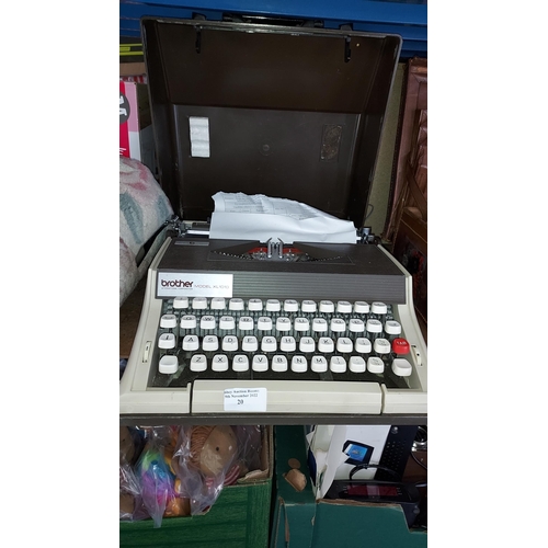 20 - Brother Typewriter Model XL1010