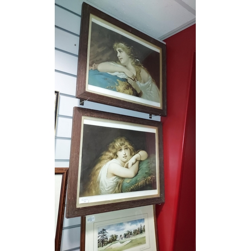 118 - 2 Framed Pears Prints Of Young Ladies