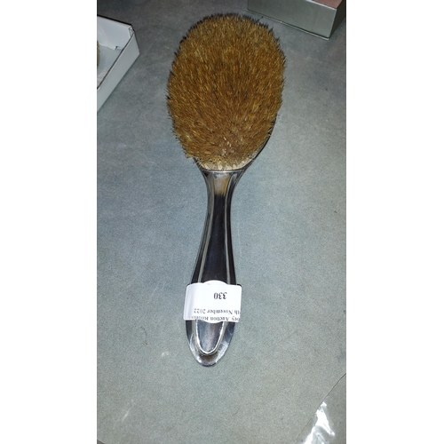 330 - 1918 Solid Silver Hallmarked Hair Brush