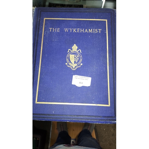 414 - The Wykehamist Book May 1926 - July 1931