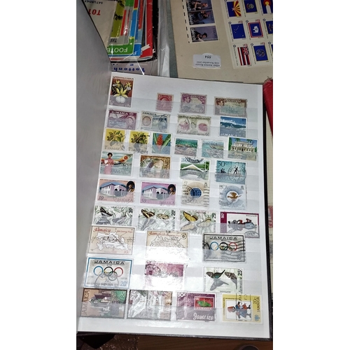 543 - 3 Stamp Albums Containing Large Variety Of Stamps