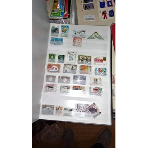 543 - 3 Stamp Albums Containing Large Variety Of Stamps