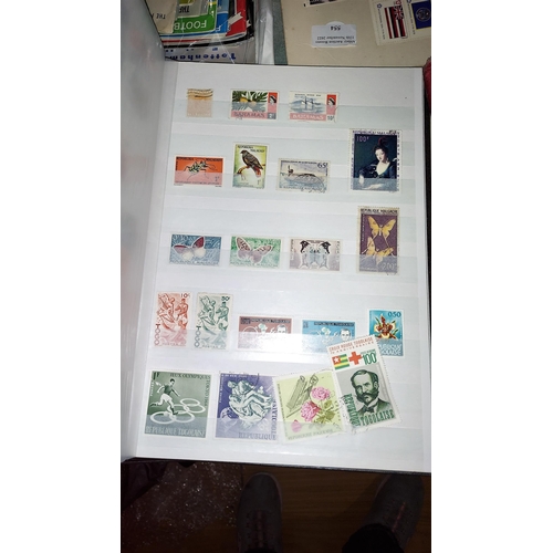 543 - 3 Stamp Albums Containing Large Variety Of Stamps