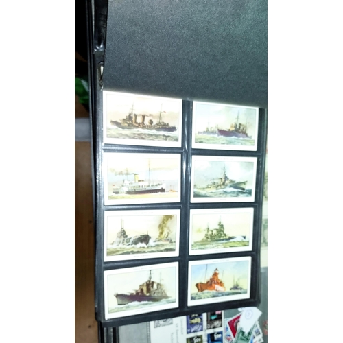 550 - Album Of Transport Related Cigarette Cards