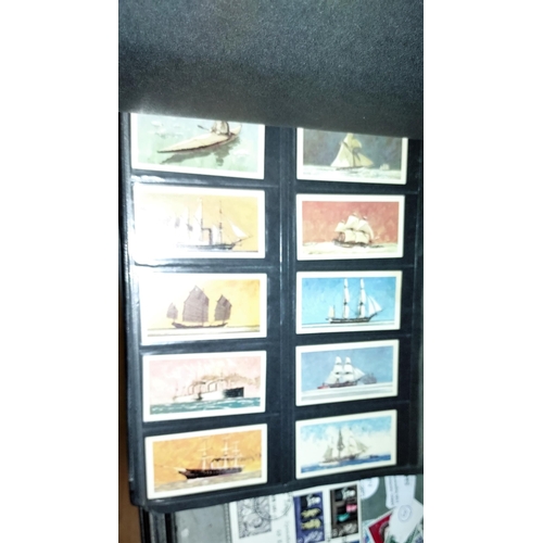 550 - Album Of Transport Related Cigarette Cards