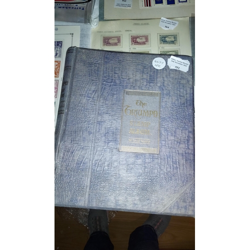 552 - Stamp Album With Some Stamps