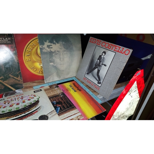 645 - Selection Of Lps Including John Lennon, Bob Dylan, Elvis Costello, Rolling Stones, Pink Floyd