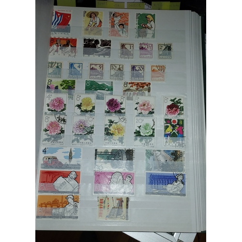 558 - Green Album Of Stamps Including Oriental And Russia