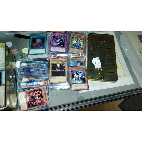 554 - Large Selection Of Yu-Gi-Oh Cards In Tin