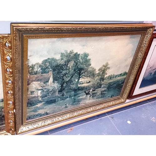 106 - 2 Large Framed Constable/Turner Prints