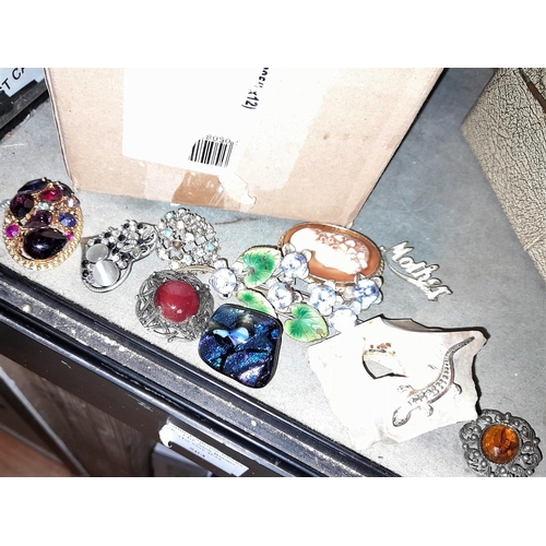 395 - Box Of Costume Jewellery