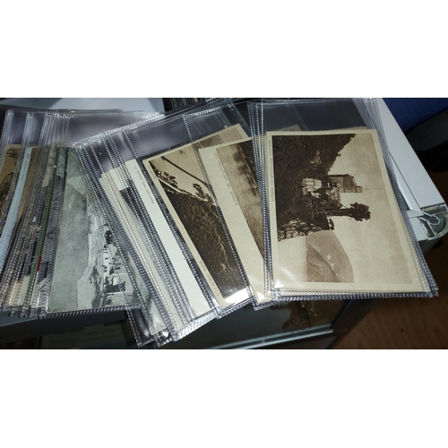 407 - Approximately 120 Antique Postcards In Sleeves