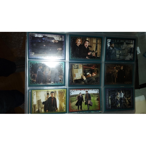 587 - Folder Of Dumbledore Sticker Albums And Cards, Set Almost Complete With Limited Edition Cards And Un... 