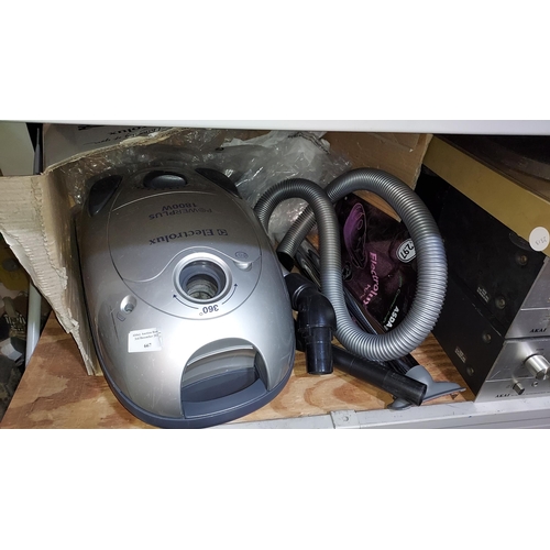 667 - Electrolux Power Plus 1800W Pull Along Hoover With Accessories