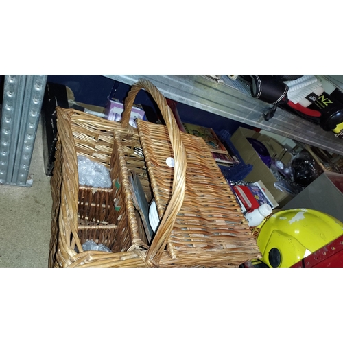 246 - Brexton Picnic Basket With Contents