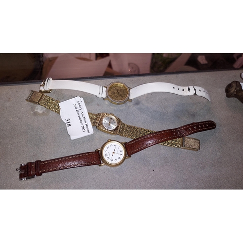 318 - 3 Ladies Watches