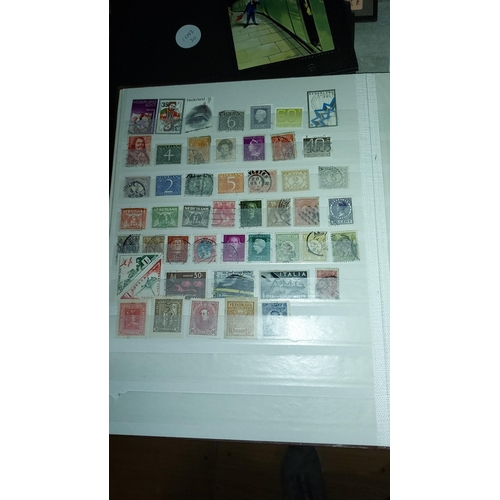 546 - Brown Album With Many World Stamps