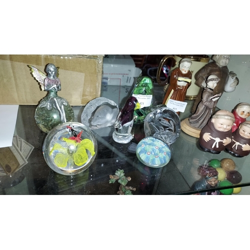 421 - Selection Of Small Paperweights