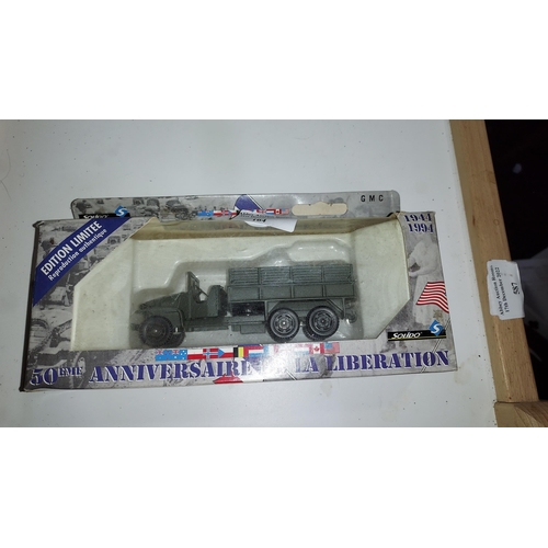 164 - Solido 50th Anniversary Of The Liberation 1944-1994 Military Truck, Mint Condition In Box. Box Showi... 