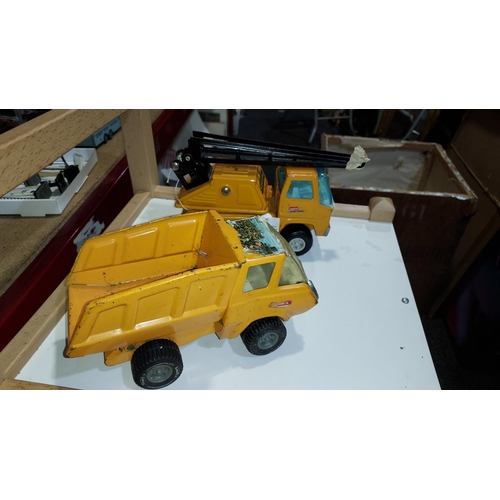 237 - Tonka Dump Truck Plus Ricko Sanson Crane