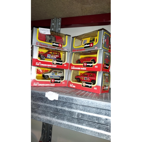 257 - 6 Boxed Berego Diecast Cars