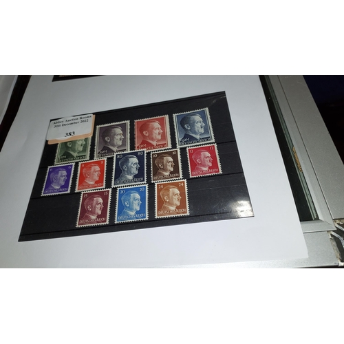 383 - WW2 Germany Hitler Stamps