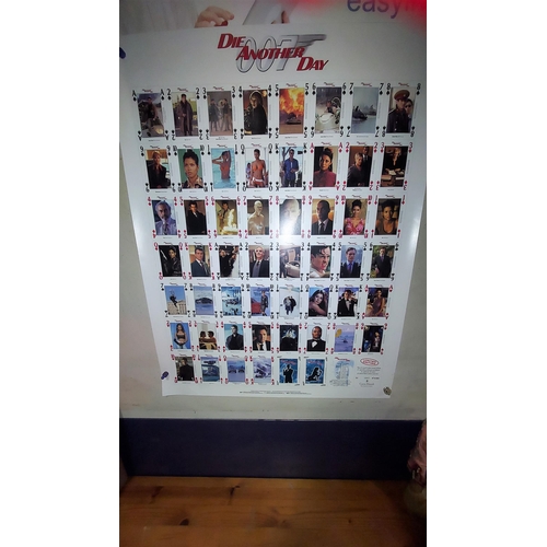 456 - 3 Limited Edition James Bond 007 Posters Of Characters Including 40th Anniversary And Die Another Da... 