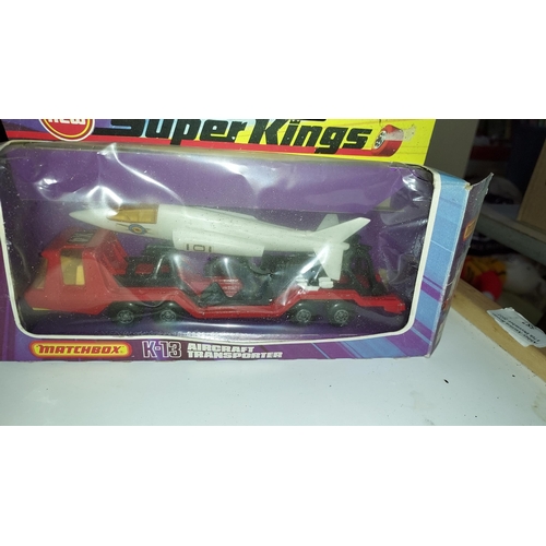 171 - Matchbox Superkings K-13 Aircraft Transporter In Original Box, Box Shows Age